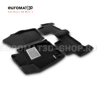Текстильные 3D коврики Euromat3D Lux в салон для Toyota Rav 4 (2006-2013) № EM3D-005126
