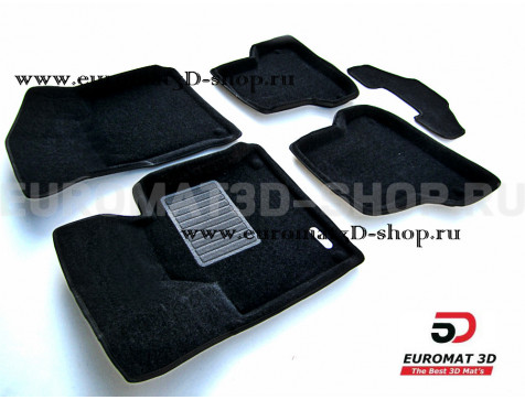 Текстильные 3D коврики Euromat3D Business в салон для Audi A3 (2008-2013) № EMC3D-001100 Текстильные 3D коврики Euromat3D Business в салон для Audi A3 (2008-2013) № EMC3D-001100