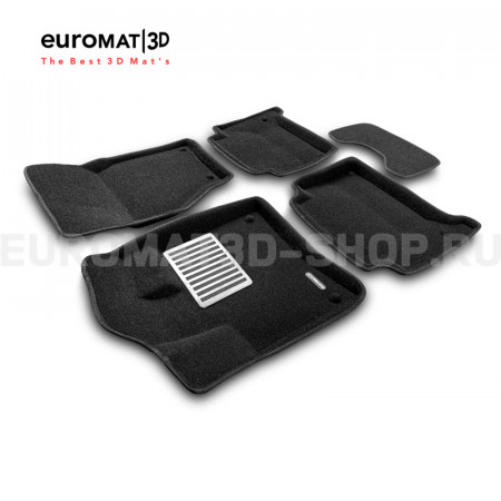 Текстильные 3D коврики Euromat3D Lux в салон для Audi Q7 (2005-2014) № EM3D-001105 Текстильные 3D коврики Euromat3D Lux в салон для Audi Q7 (2005-2014) № EM3D-001105