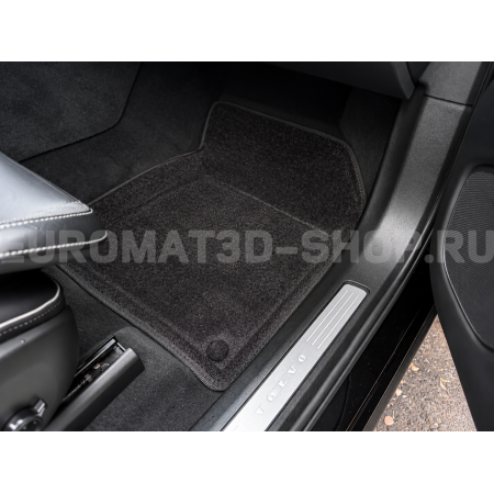 Текстильные 3D коврики Euromat3D Business в салон для Volvo XC 60 (2018-) № EMC3D-005502