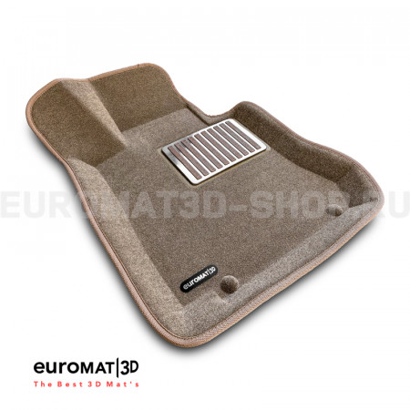 Текстильные 3D коврики Euromat3D Lux в салон для Mercedes GLC-Class (X253) (2015-2022) № EM3D-003518T Бежевые Текстильные 3D коврики Euromat3D Lux в салон для Mercedes GLC-Class (X253) (2015-2022) № EM3D-003518T Бежевые