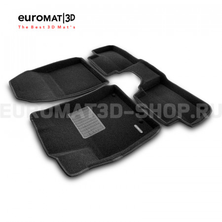 Текстильные 3D коврики Euromat3D Business в салон для Kia XCeed (2020-) № EMC3D-002902