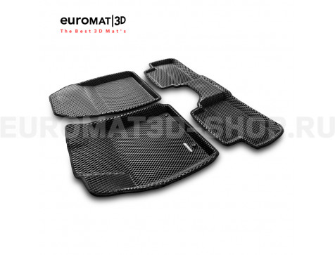 3D коврики Euromat3D EVA в салон для Hyundai I30 (2019-) № EM3DEVA-002902