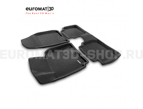 3D коврики Euromat3D EVA в салон для Hyundai Elantra (2011-2015) № EM3DEVA-002701