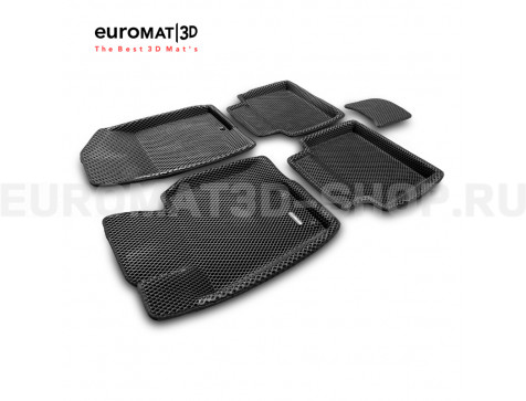 3D коврики Euromat3D EVA в салон для Hyundai i40 (2011-2016) № EM3DEVA-002912