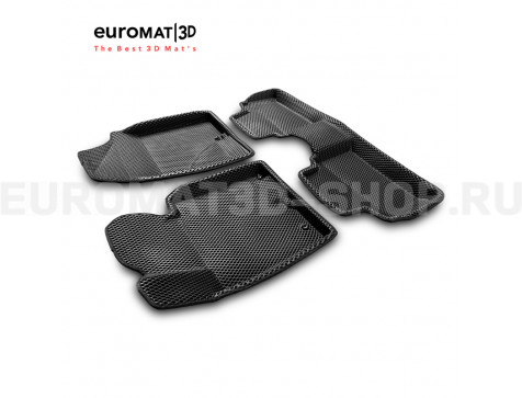 3D коврики Euromat3D EVA в салон для Hyundai i30 (2012-2018) № EM3DEVA-002706
