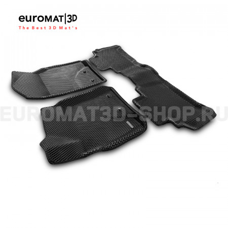 3D коврики Euromat3D EVA в салон для Toyota Land Cruiser 200 (2007-2012) № EM3DEVA-005118