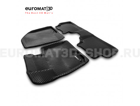 3D коврики Euromat3D EVA в салон для Hyundai ix35 (2009-2014) № EM3DEVA-002707