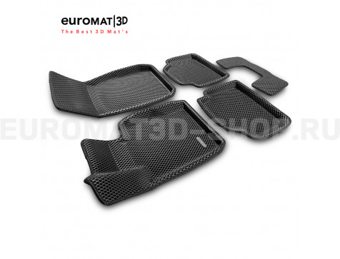 3D коврики Euromat3D EVA в салон для Bmw 3 (F30) X-Drive (2010-2018) № EM3DEVA-001223