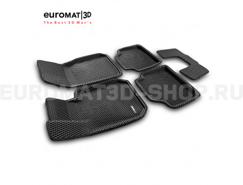 3D коврики Euromat3D EVA в салон для Bmw 3 (F30) (2010-2018) № EM3DEVA-001202