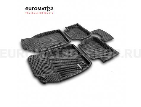 3D коврики Euromat3D EVA в салон для Ford Ecosport (2014-) № EM3DEVA-002215