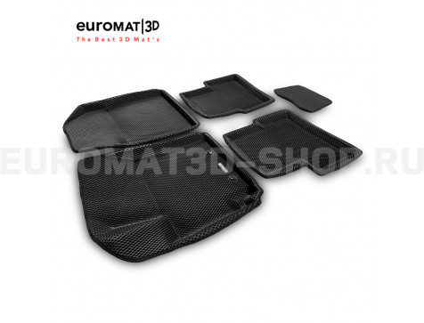 3D коврики Euromat3D EVA в салон для Hyundai Creta (2021-) № EM3DEVA-002712