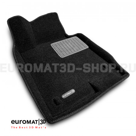 Текстильные 3D коврики Euromat3D Premium в салон для Hyundai Sonata (2020-) № EMPR3D-002708