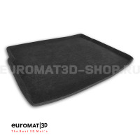 Текстильный 3D Коврик Euromat в багажник Для Gac GS3 (2024-) № EMT3D-001435