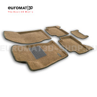 Текстильные 3D коврики Euromat3D Business в салон для TANK 300 (2023-) № EMC3D-004911R Коричневые